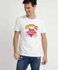Camiseta-Masculina--Care-Bears--Ursinhos-Carinhosos-Manga-Curta-Gola-Careca-Branca-9957594-Branco_1