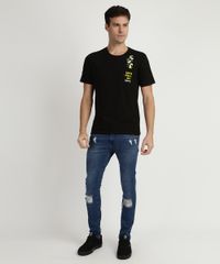 Camiseta-Masculina-Ursinhos-Carinhosos-com-Bolso-Manga-Curta-Gola-Careca-Preta-9957597-Preto_3