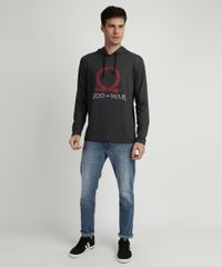Camiseta-Masculina--God-of-War--Playstation-com-Capuz-Manga-Longa-Cinza-9956622-Cinza_3
