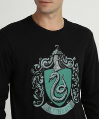 Camiseta-Masculina--Slytherin--Harry-Potter-Manga-longa-Gola-Careca-Preta-9957539-Preto_4