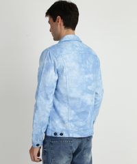 Jaqueta-Jeans-Masculina-Trucker-Estampada-Tie-Dye-com-Bolsos-Azul-9960856-Azul_2
