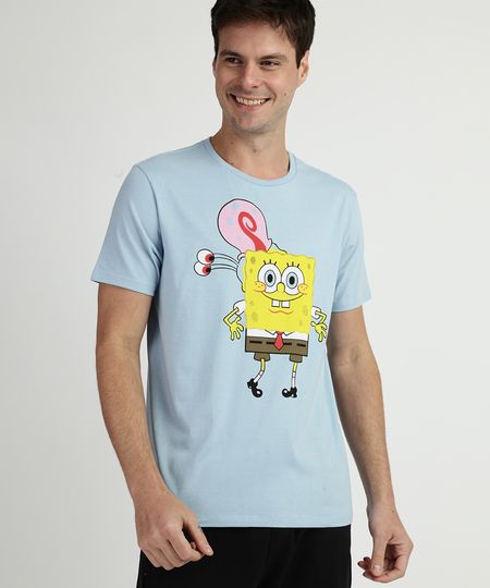 Camiseta-Masculina-Bob-Esponja-Manga-Curta-Gola-Careca--Azul-9956610-Azul_1 Camiseta-Masculina-Bob-Esponja-Manga-Curta-Gola-Careca--Azul-9956610-Azul_1
