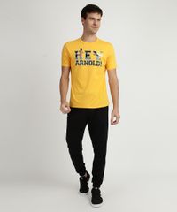 Camiseta-Masculina-Hey-Arnold-Manga-Curta-Gola-Careca-Amarela-9959861-Amarelo_3