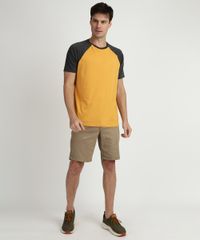 Camiseta-Masculina-Basica-Raglan-Manga-Curta-Gola-Careca-Amarela-8808223-Amarelo_3