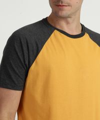 Camiseta-Masculina-Basica-Raglan-Manga-Curta-Gola-Careca-Amarela-8808223-Amarelo_4