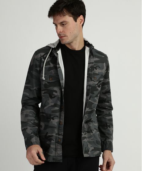 Camisa-Masculina-Estampada-Camuflado-com-Capuz-Manga-Longa-Verde-Militar-9838773-Verde_Militar_1