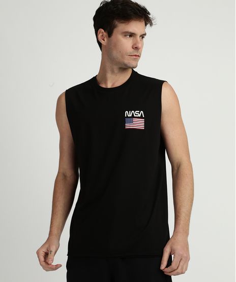 Regata-Masculina-NASA-Gola-Careca-Preta-9943167-Preto_1