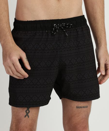 Short-Masculino-Estampada-Etnico-Preto-9958120-Preto_1