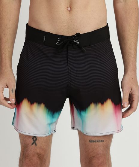 Bermuda-Surf-Masculina-Estampada-com-Degrade-Preta-9958124-Preto_1