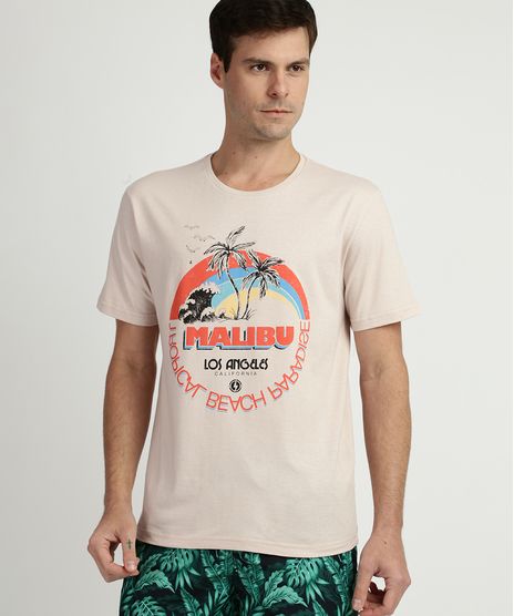 Camiseta-Masculina--Malibu--Manga-Curta-Gola-Careca-Rosa-9958227-Rosa_1