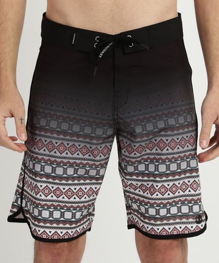 Bermuda-Surf-Masculina-Estampada-Etnica-Preta-9958119-Preto_1