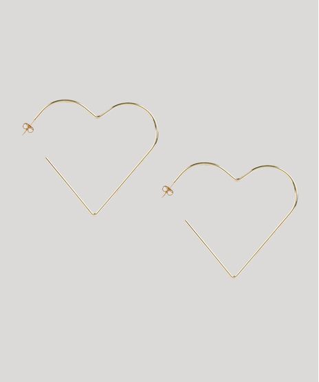 Brinco-Feminino-de-Argola-Coracao--Dourado-9959902-Dourado_1