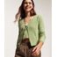 Cardigan-de-Trico-Feminino-com-Cordao-para-Amarrar-Decote-V-Verde-9960199-Verde_1