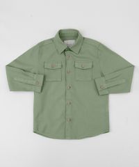 Camisa-de-Sarja-Infantil-Estampada-Com-Bolsos-Verde-Claro-9808456-Verde_Claro_1