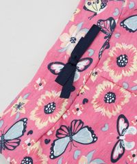Conjunto-Infantil-de-Blusa-com-Babados-Manga-Curta-Off-White---Short-Estampado-Rosa-9954803-Rosa_4