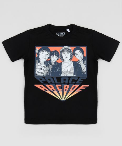 Camiseta-Infantil-Stranger-Things-Manga-Curta-Gola-Careca-Preta-9960095-Preto_1