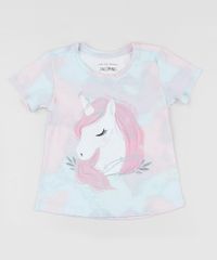 Blusa-Infantil-Unicornio-Estampada-Tie-Dye-Manga-Curta-Multicor-9961375-Multicor_1