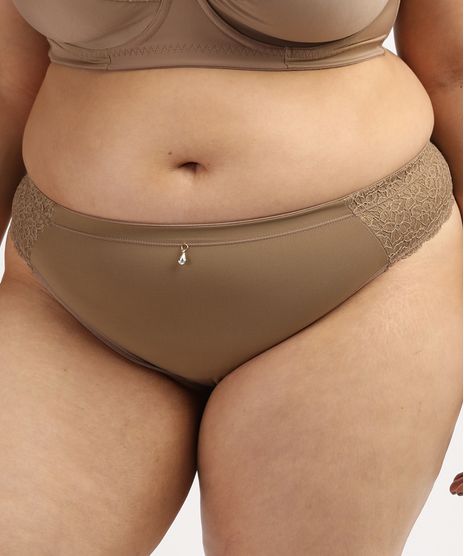 Calcinha-Feminina-Dilady-Plus-Size-Fio-Dental-Microfibra-com-Renda-Marrom-9961546-Marrom_1