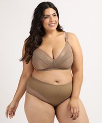 Calcinha-Feminina-Dilady-Plus-Size-Cintura-Alta-em-Microfibra-com-Renda-Marrom-9961548-Marrom_3