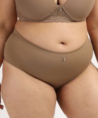 Calcinha-Feminina-Dilady-Plus-Size-Cintura-Alta-Microfibra-Marrom-9961549-Marrom_1