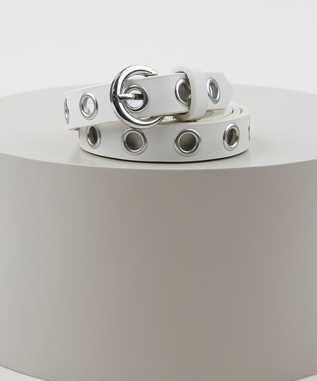 Cinto-Feminino-Skinny-com-Vazados-e-Fivela-Redonda-Branco-9922837-Branco_1 Cinto-Feminino-Skinny-com-Vazados-e-Fivela-Redonda-Branco-9922837-Branco_1