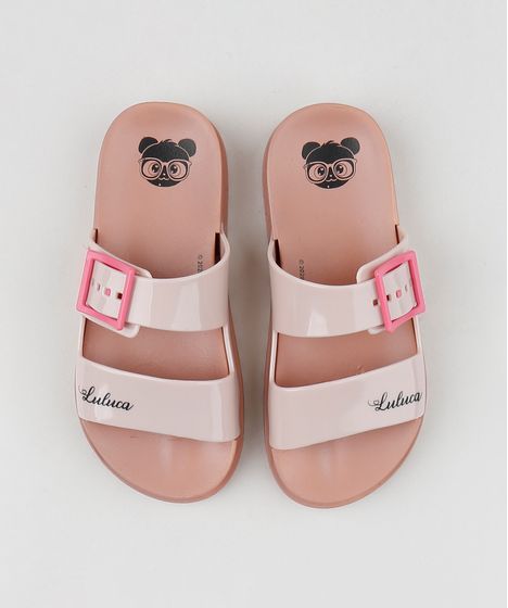 sandália rasteira infantil grendene