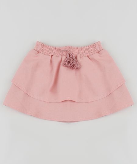 Saia-com-Linho-Infantil-com-Camadas-com-Cordao-Rosa-9953578-Rosa_1