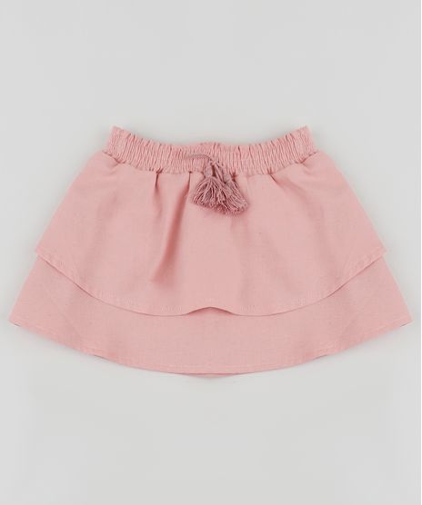 Saia-com-Linho-Infantil-com-Camadas-com-Cordao-Rosa-9953578-Rosa_1