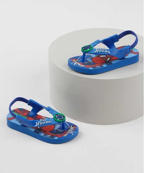 Chinelo-Infantil-Ipanema-Homem-Aranha-com-Elastico--Azul-9954740-Azul_1