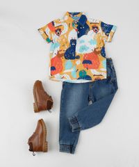 Camisa-Infantil-Estampada-de-Monstros-Manga-Curta-Multicor-9954869-Multicor_3