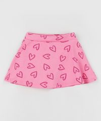 Short-Saia-Infantil-Estampado-de-Coracoes-Rosa-9955982-Rosa_1