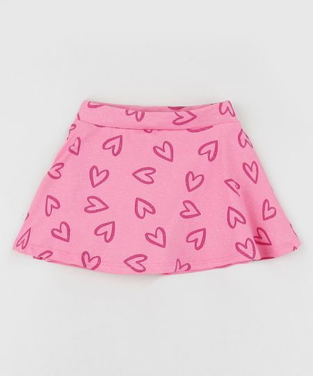 Short-Saia-Infantil-Estampado-de-Coracoes-Rosa-9955982-Rosa_1
