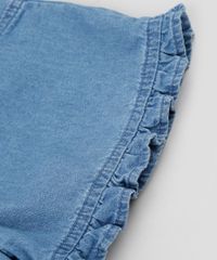 Short-Jeans-Infantil-Clochard-com-Faixa-para-Amarrar-e-Babado-Azul-Medio-9958618-Azul_Medio_3