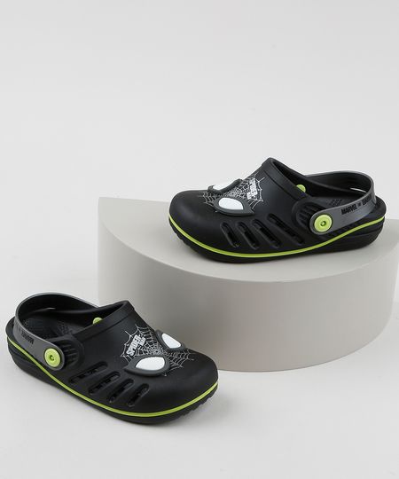 Babuche-Infantil-Homem-Aranha-Preto-9959933-Preto_1