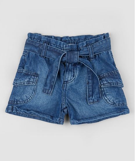 Short-Jeans-Infantil-Clochard-com-Faixa-para-Amarrar--Azul-Medio-9961366-Azul_Medio_1