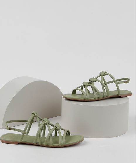 Rasteirinha-Feminina-Oneself-com-No-Bico-Redondo-Verde-Claro-9962443-Verde_Claro_1