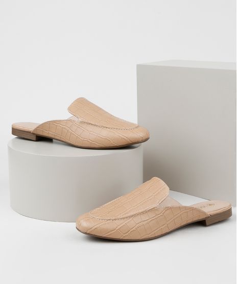 Mule-Feminino-Via-Uno-Textura-Croco-Bege-9964831-Bege_1