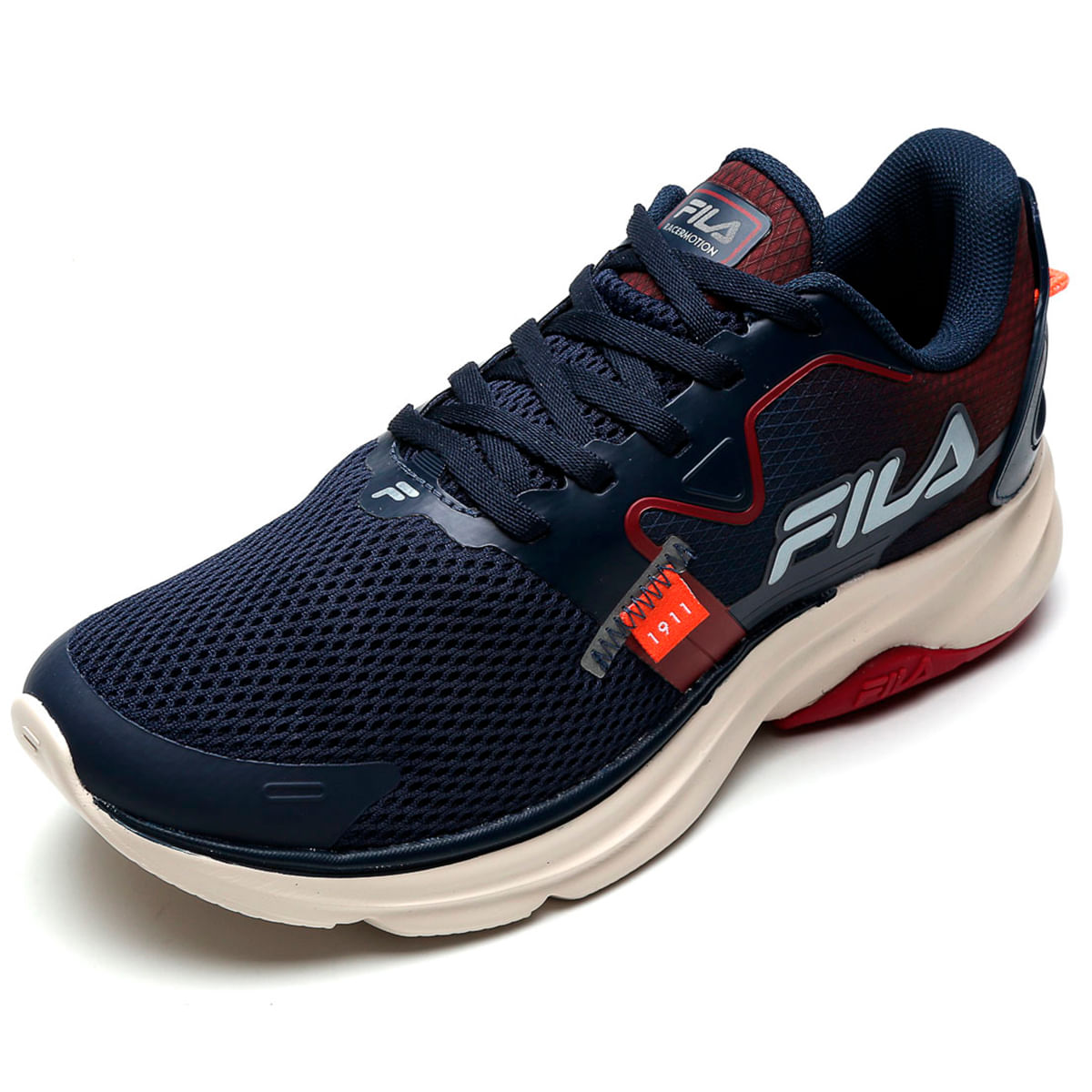 tenis fila masculino vermelho