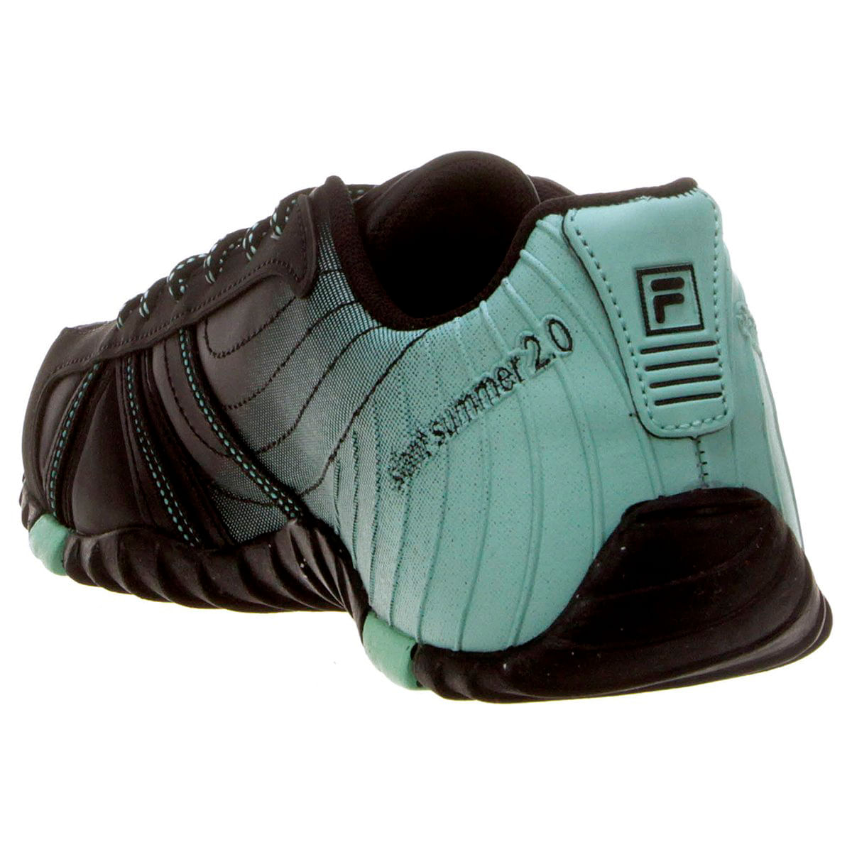 tenis fila preto e verde