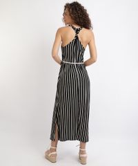 Vestido-Feminino-Listrado-Decote-Nadador-com-Cinto-Preto-9952971-Preto_2