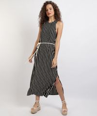 Vestido-Feminino-Listrado-Decote-Nadador-com-Cinto-Preto-9952971-Preto_3