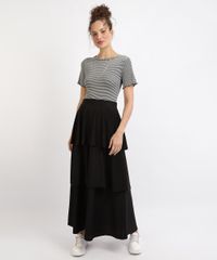Saia-Feminina-Longa-Canelada-em-Camadas-Preta-9949401-Preto_3