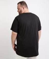 Camiseta-Masculina-Plus-Size-Turma-do-Mickey-Manga-Curta-Gola-Careca-Preta-9957534-Preto_2