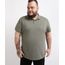 Polo-de-Piquet-Masculina-Basica-com-Bordado-Manga-Curta-Verde-9960839-Verde_1