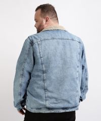 Jaqueta-Jeans-Masculina-Plus-Size-Trucker-com-Pelo--Azul-Claro-9960853-Azul_Claro_2 Jaqueta-Jeans-Masculina-Plus-Size-Trucker-com-Pelo--Azul-Claro-9960853-Azul_Claro_2