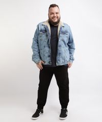 Jaqueta-Jeans-Masculina-Plus-Size-Trucker-com-Pelo--Azul-Claro-9960853-Azul_Claro_3 Jaqueta-Jeans-Masculina-Plus-Size-Trucker-com-Pelo--Azul-Claro-9960853-Azul_Claro_3