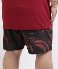 Short-Masculino-Plus-Size-Estampado-Floral-com-Elastico-Azul-Marinho-9960867-Azul_Marinho_2