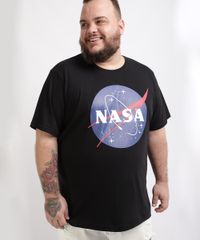 Camiseta-Masculina-Plus-Size-NASA-Manga-Curta-Gola-Careca-Preta-9961406-Preto_1