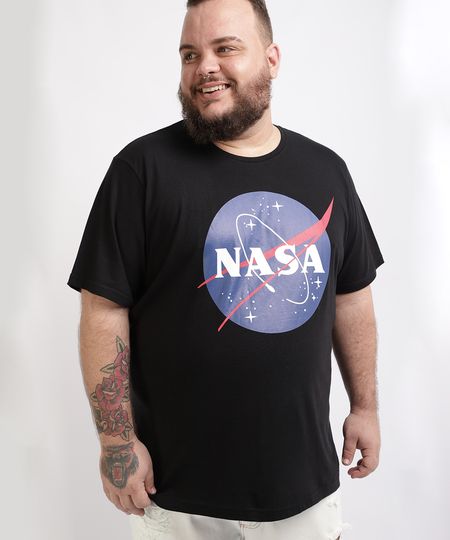 Camiseta-Masculina-Plus-Size-NASA-Manga-Curta-Gola-Careca-Preta-9961406-Preto_1