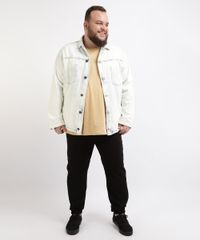 Jaqueta-Jeans-Masculina-Plus-Size-com-Bolsos-e-Botoes--Azul-Claro-9961438-Azul_Claro_3 Jaqueta-Jeans-Masculina-Plus-Size-com-Bolsos-e-Botoes--Azul-Claro-9961438-Azul_Claro_3